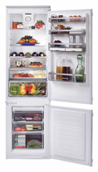 Hoover H-FRIDGE 500 BHBF 182 NUK  *Frost Free* 262Litres 70/30 ( BHBF182NUK ) Integrated Fridge Freezer White