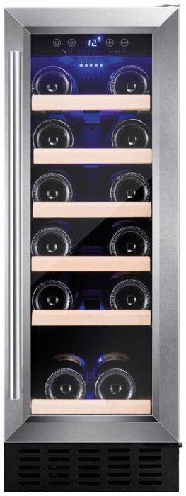 Amica AWC300SS 30cm UnderCounter  20 Bottle Wine Cooler Stainless steel