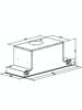 CATA UBICON75W.1 75cm Insert Canopy Hood White