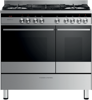 Fisher & Paykel OR90L7DBGFX1 Series 7 Contemporary 90cm 5 Burners Dual Fuel Range Cooker Stainless steel
