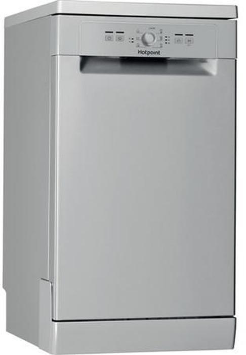Hotpoint HSFE1B19SUKN 45cm Slimline 10 Place Settings Freestanding Dishwasher Silver