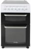 Montpellier TCC60W Eco 60cm Twin Cavity Freestanding Electric Cooker White