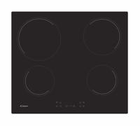 Candy CH64CCB4U 59cm 4 Zone Vetroceramic Ceramic Hob Black