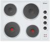 Candy CLE64W 58cm 4 Zone Solid-Plate Electric Hob White