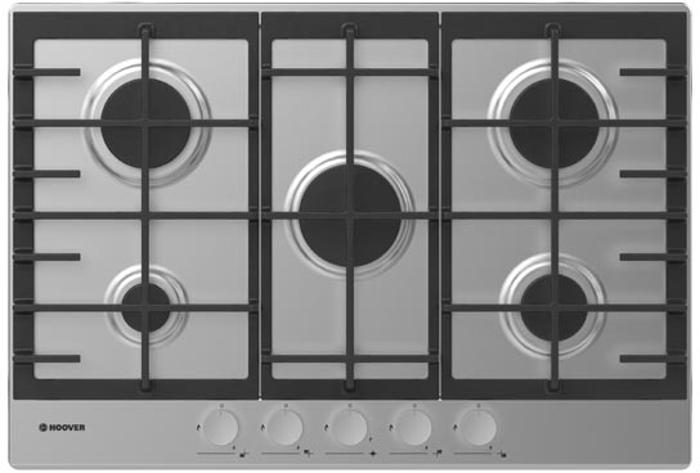 Hoover HHG7MX H-HOB 300 5 Burner 74.5cm Gas Hob Stainless steel