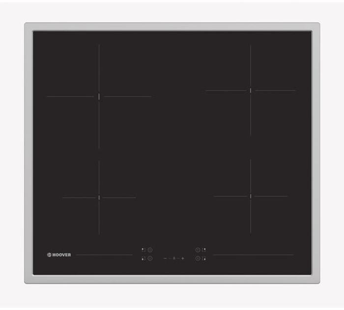 Hoover HH64FC H-HOB 300 59cm 4 Zones Vetroceramic Ceramic Hob Black