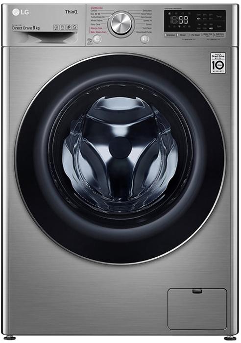 LG Turbowash™ F4V709STSE 9kg 1400rpm 60cm Freestanding Washing Machine Graphite
