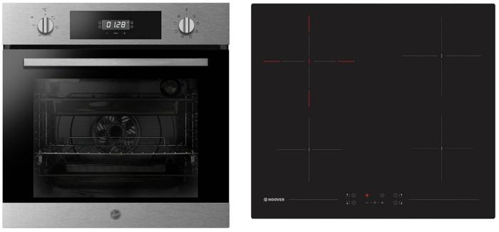 Hoover PHC3B25HH64DCT 60cm Electric Oven with Ceramic Hob ( Oven and Hob Pack ) Stainless steel