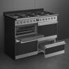Smeg SYD4110-1 Symphony 110cm Dual Fuel Range Cooker Stainless steel