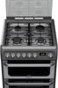 Hotpoint HUD61GS 60cm Double Cavity Freestanding Dual Fuel Cooker Graphite