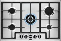 Zanussi ZGNN955X 90cm 5 Burner Gas Hob Stainless steel
