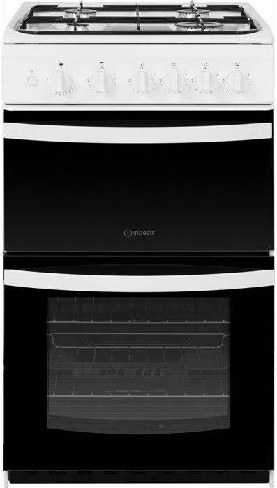 Indesit ID5G00KMW/UK 50cm Freestanding Gas Cooker White