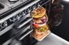 Rangemaster 92490  CDL100DFFBL/C Classic DL 100 DF Dual Fuel Range Cooker Black ( Chrome Trim )