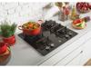 Hoover H-HOB 300 GAS HVG6K3B 59.5cm 4 x Burners Gas on glass Gas Hob Black