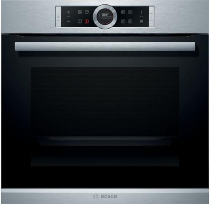 Bosch Serie | 8 60 x 60 cm HBG674BS1B Pyrolytic Built-in Single Electric Oven Stainless steel