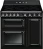 Smeg Victoria TR93IBL 90cm 5 Zone Induction hob Induction Range Cooker Black