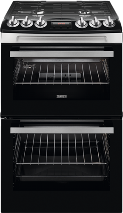 Zanussi ZCG43250XA Freestanding Gas Cooker Stainless steel