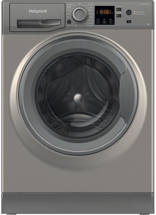 Hotpoint NSWF944CGGUKN 9kg 1400Spin ANTISTAIN 60cm Freestanding Washing Machine Graphite