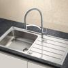 Carysil SD100L Sonata Large Single Bow + TMR1BF Dual Lever Tapo ( Sink and Tap ) Stainless steel