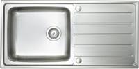 Carysil SD100L Sonata Large Single Bowl + HS605 Single Lever tap ( Sink and Tap ) Stainless Steel / Chrome