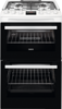 Zanussi ZCG43250WA 55cm Double Oven Freestanding Gas Cooker White