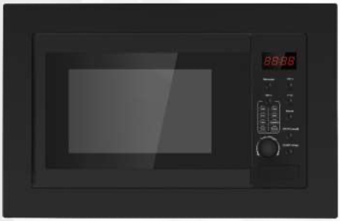 Teknix BIM21B 800W 20Litre Built-in Microwave Black