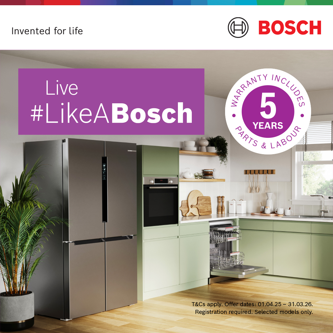 Bosch Free Extended 5 Year Warranty 31-03-26